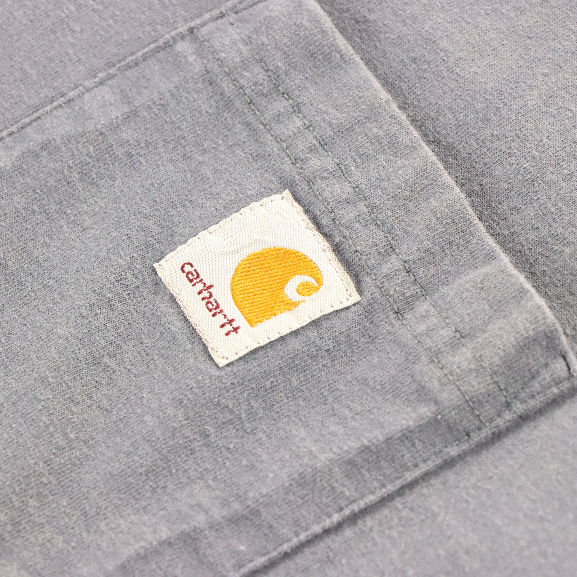 Vintage CARHARTT Pocket Logo Steel Blue Workwear T-Shirt (XL) Vintage Sole Melbourne