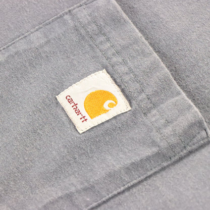 Vintage CARHARTT Pocket Logo Steel Blue Workwear T-Shirt (XL) Vintage Sole Melbourne