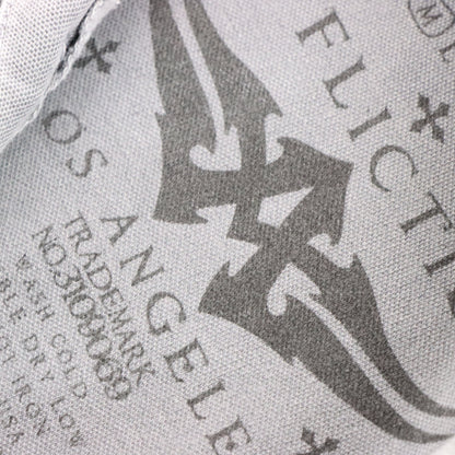 Vintage AFFLICTION Y2K Skull Grey Distressed USA Made Polo Shirt (M) Vintage Sole Melbourne
