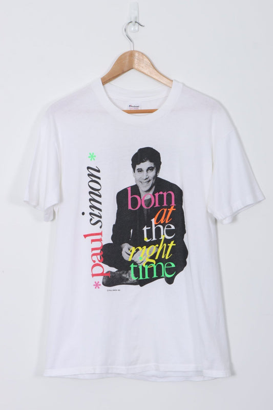 1991 Paul Simon 'Born at the Right Time' Tour USA Made T-shirt (M)