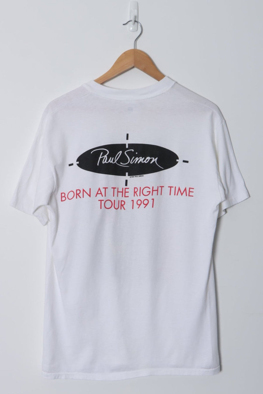 1991 Paul Simon 'Born at the Right Time' Tour USA Made T-shirt (M)