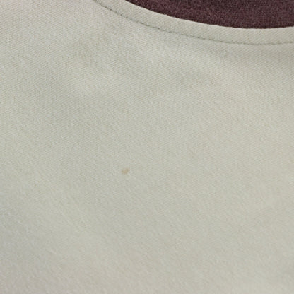 Vintage SOUTH POLE Y2K 3D Print Logo Brown Ringer T-Shirt (XL)