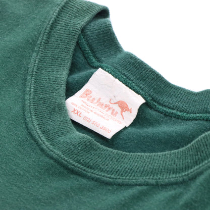 Vintage 'Australian Aboriginal Art' Single Stitch Australia Made Green T-Shirt (L)