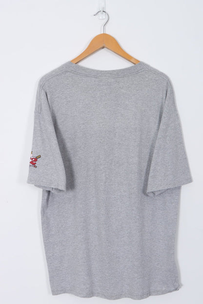 1998 LEE Mark McGwire 'Record Breaker' MLB Grey T-shirt (XL)