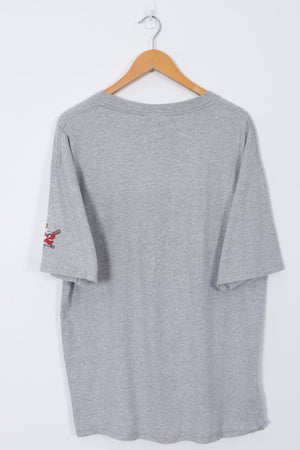 1998 LEE Mark McGwire 'Record Breaker' MLB Grey T-shirt (XL)