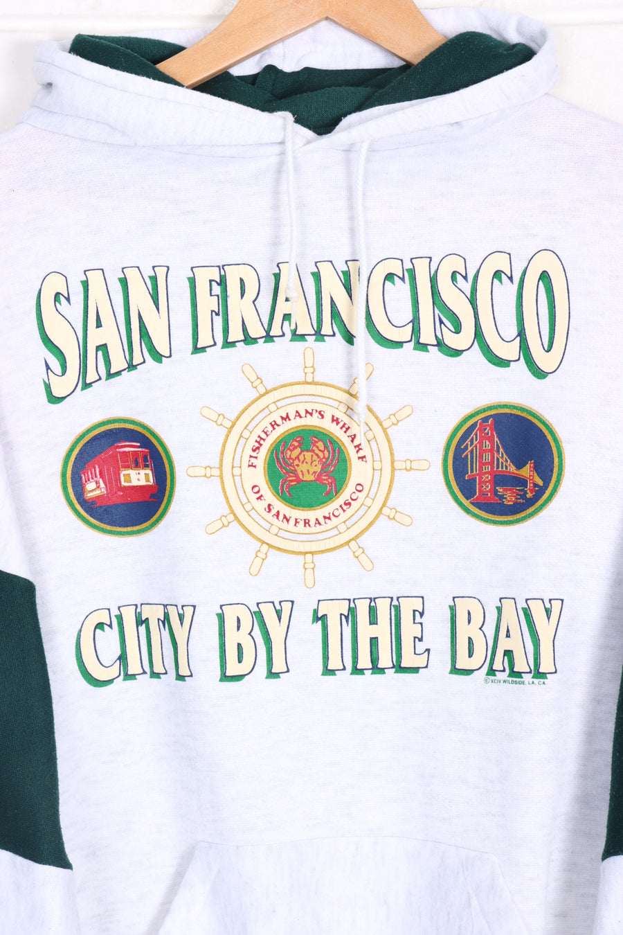 San Francisco 'City by the Bay' Destination  Hoodie USA Made (L-XL)