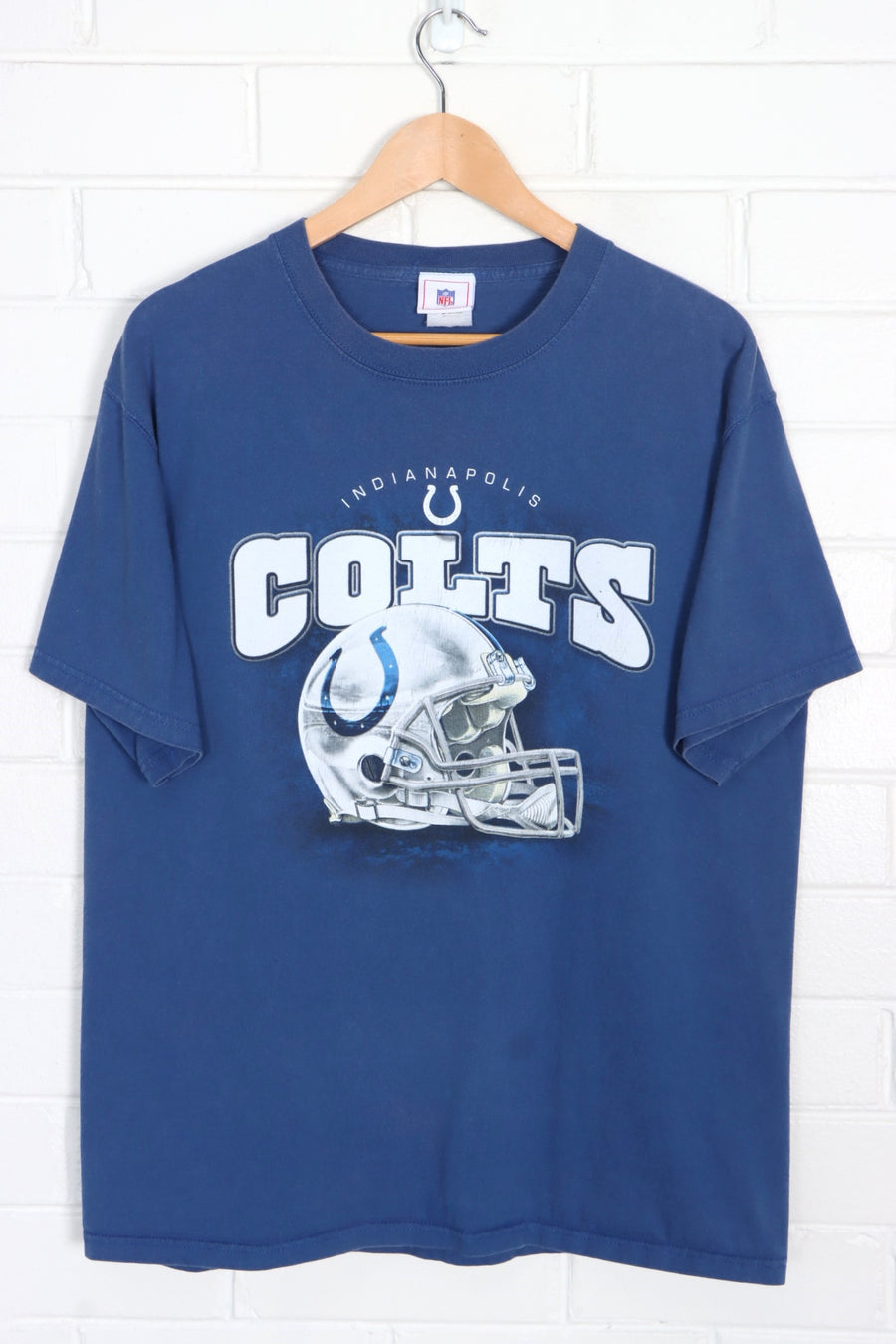 NFL Indianapolis Colts Big Helmet T-Shirt (L)