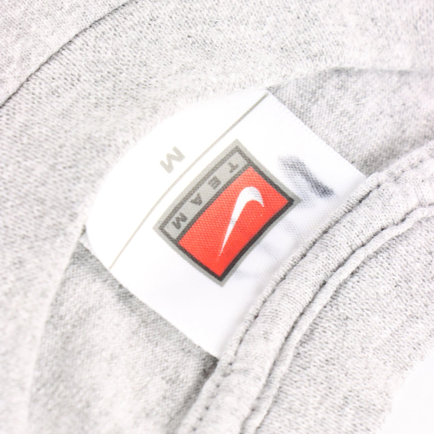 Vintage NIKE X METS Centre Swoosh Logo Grey Baseball T-Shirt (M)