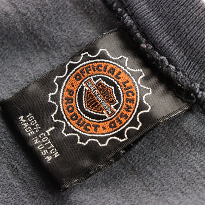 Vintage HARLEY DAVIDSON 1997 'Dealer's Show' Distressed Faded USA Made Motorcycle T-Shirt (L-XL) Vintage Sole Melbourne