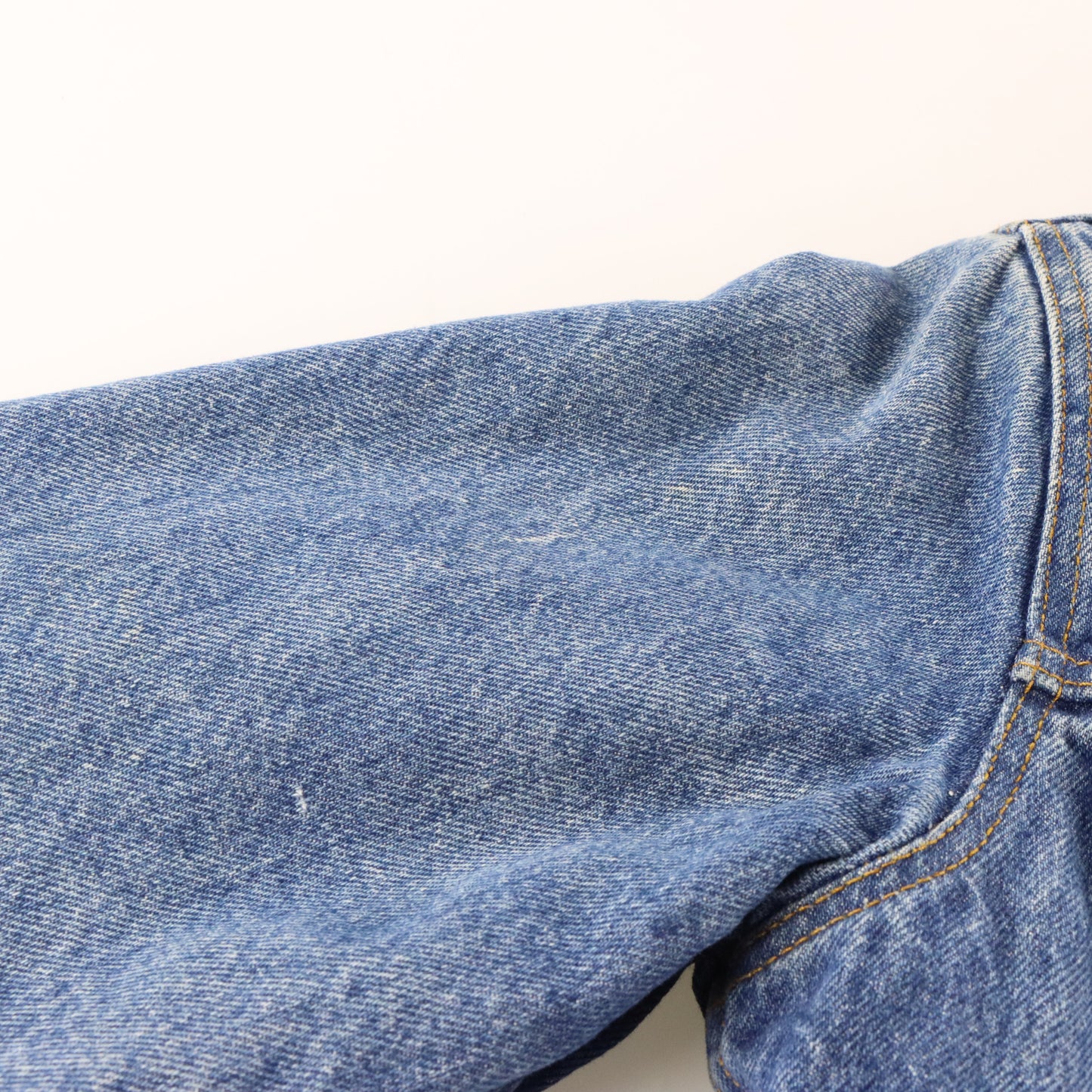 Vintage LEVI'S Sherpa Lined Blue Denim Snap Button Trucker Jacket USA Made (XS) Vintage Sole Melbourne