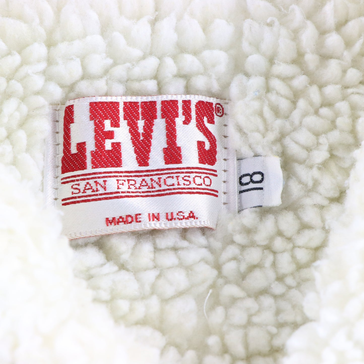 Vintage LEVI'S Sherpa Lined Blue Denim Snap Button Trucker Jacket USA Made (XS) Vintage Sole Melbourne