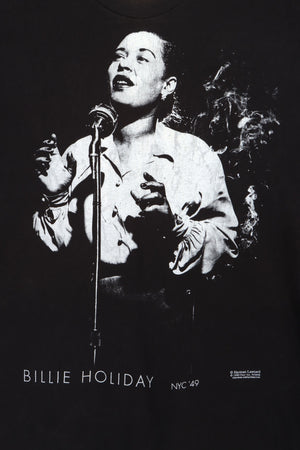 Billie Holiday 1990 by Herman Leonard Single Stitch T-Shirt USA Made (XL)
