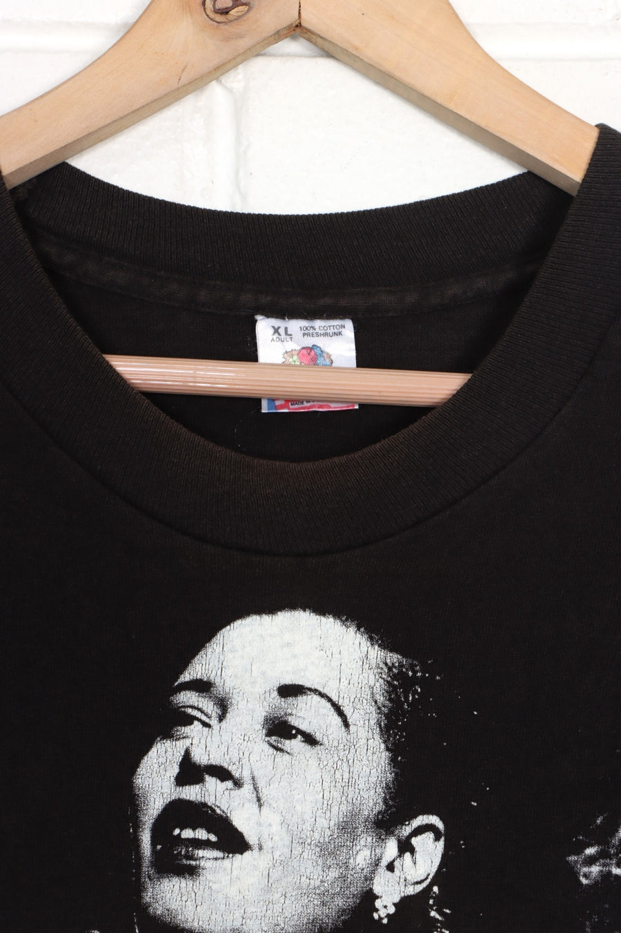 Billie Holiday 1990 by Herman Leonard Single Stitch T-Shirt USA Made (XL)