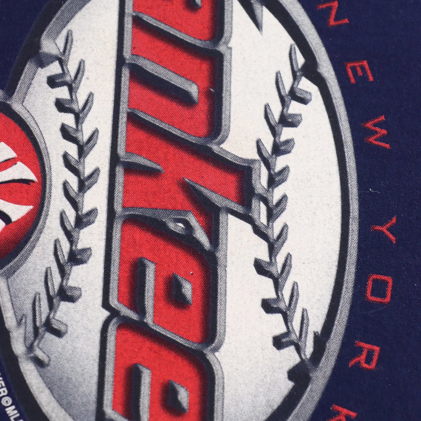 Vintage 1998 YANKEES New York Navy & Red Baseball T-Shirt (XL)