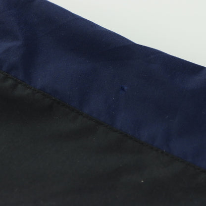 NIKE Embroidered Spell Out Logo Grey & Navy Track Pants (L)
