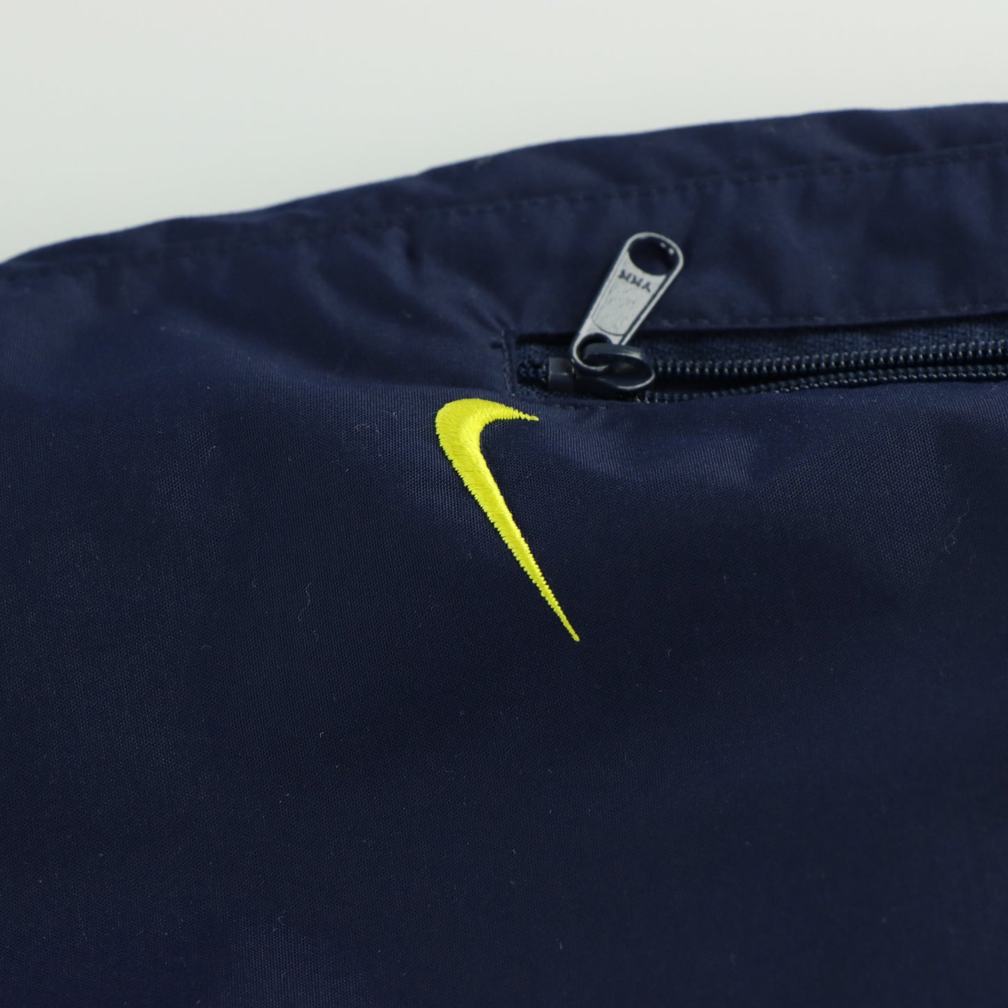 NIKE Embroidered Logo Navy & Yellow Track Pants (M-L)