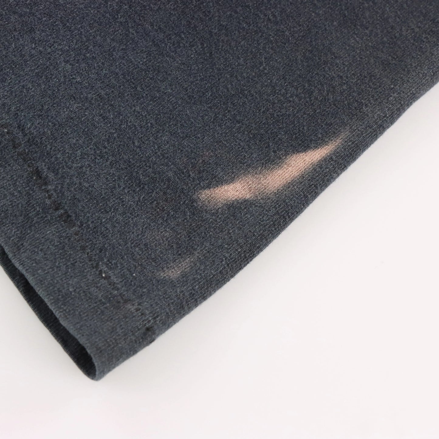 Vintage BUGLE BOY "Visual" Shimmer Graphic Faded Black Single Stitch Tee USA Made (L)