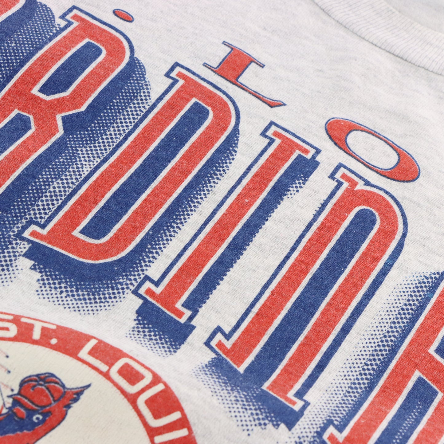 Vintage 1993 MLB St. Louis Cardinals Light Heather Grey Single Stitch Baseball Tee (XL) Vintage Sole Melbourne