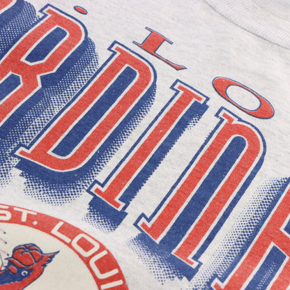 Vintage 1993 MLB St. Louis Cardinals Light Heather Grey Single Stitch Baseball Tee (XL) Vintage Sole Melbourne