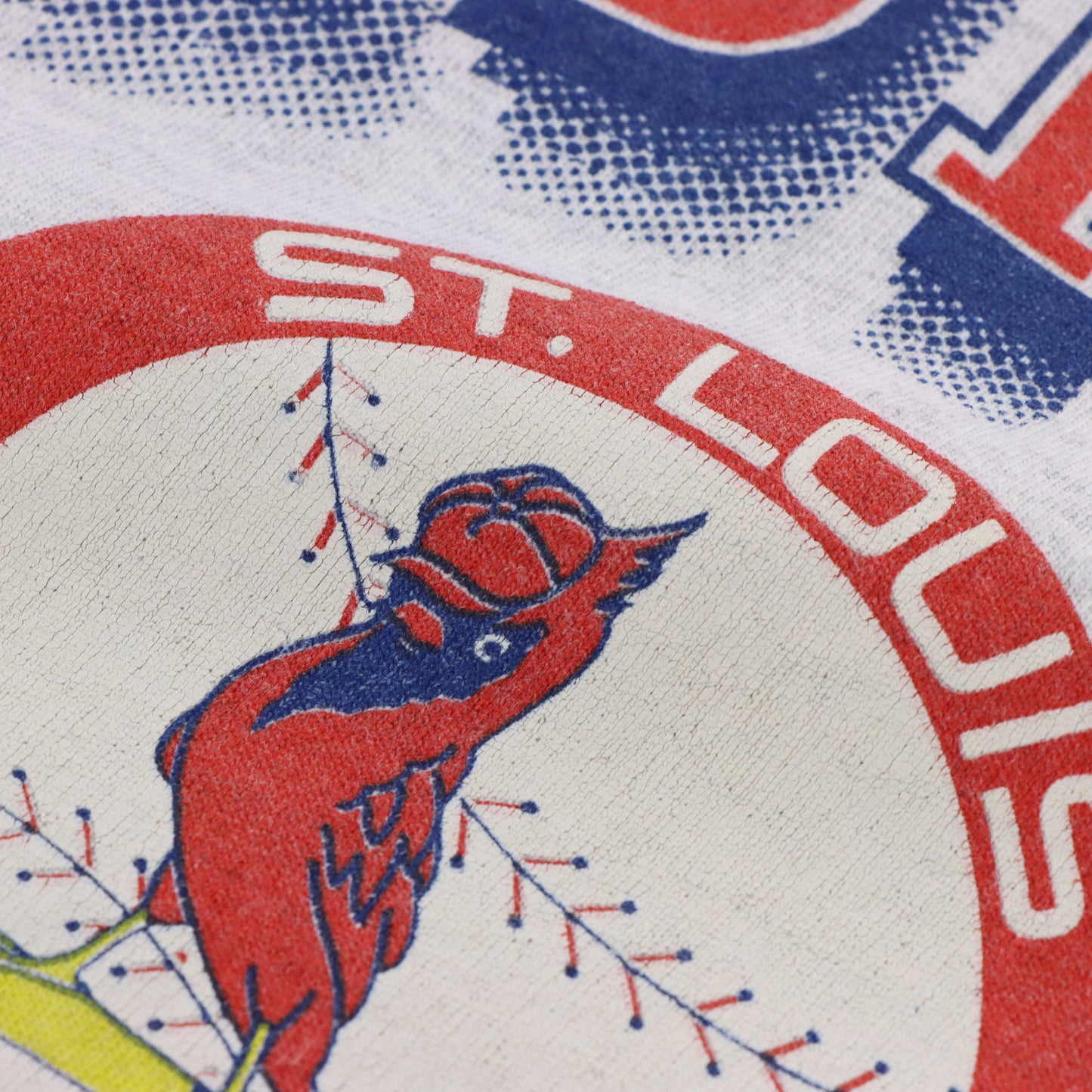 Vintage 1993 MLB St. Louis Cardinals Light Heather Grey Single Stitch Baseball Tee (XL) Vintage Sole Melbourne