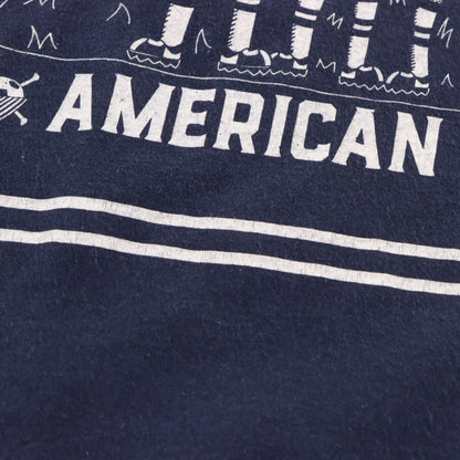 Vintage American Outlaws "We The Change" USWNT Navy Blue Soccer Tee (S TALL)