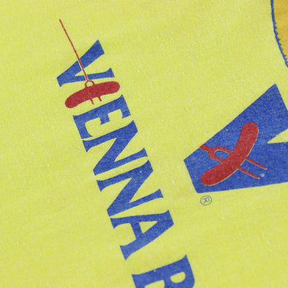 Vintage 'Hot Dog Lover' Vienna Beef Single Stitch Yellow T-Shirt (S) Vintage Sole Melbourne