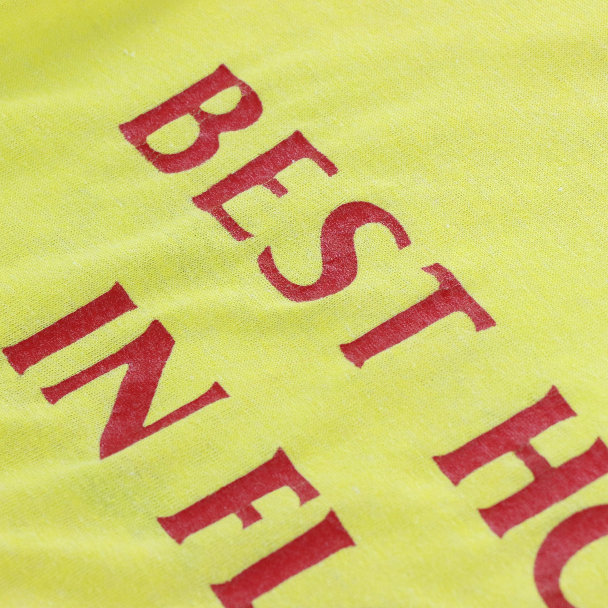 Vintage 'Hot Dog Lover' Vienna Beef Single Stitch Yellow T-Shirt (S) Vintage Sole Melbourne