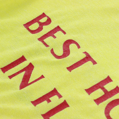 Vintage 'Hot Dog Lover' Vienna Beef Single Stitch Yellow T-Shirt (S) Vintage Sole Melbourne