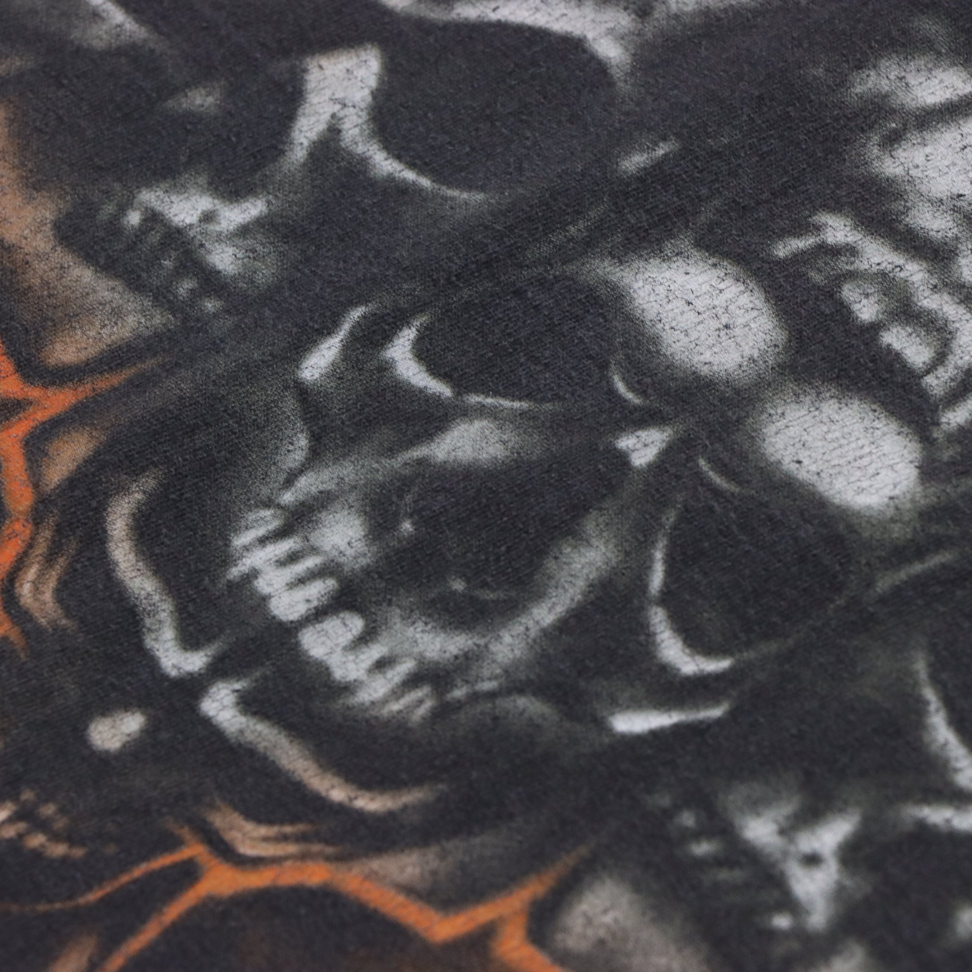 Vintage Glowing Skull Y2K Grunge Goth Faded T-Shirt (M-L) Vintage Sole Melbourne