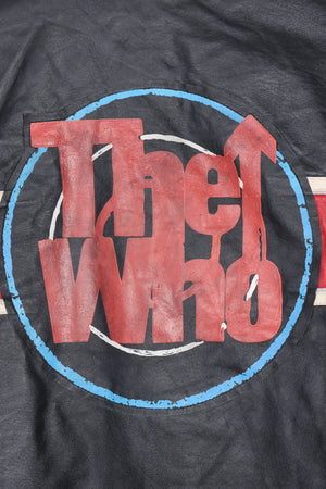 THE WHO Union Jack Band Merch Leather Jacket (S-M)