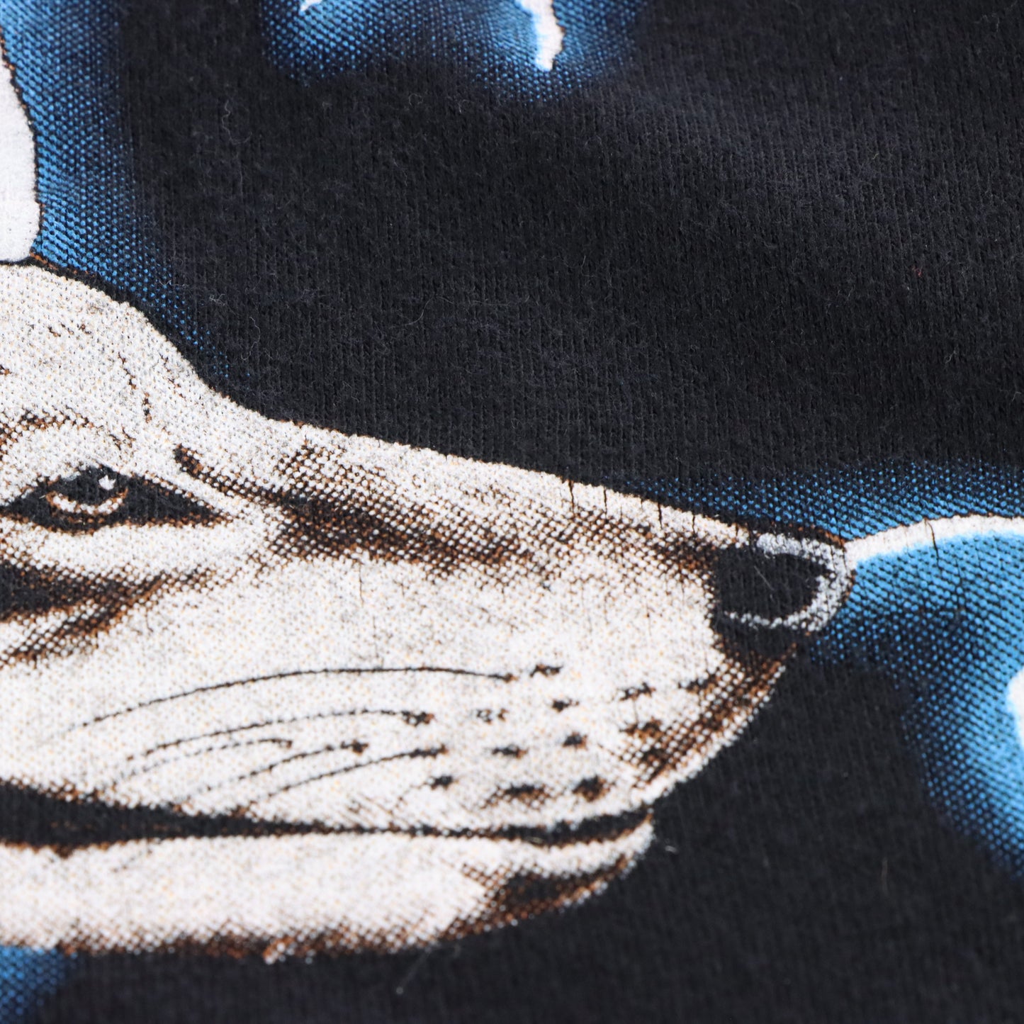 Vintage American Thunder Native American Chief & Wolf All Over Print Single Stitch Boxy Tee (XL) Vintage Sole Melbourne