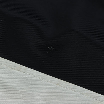 ADIDAS Tear Away Stripe Satin Black & White Track Pants (L)
