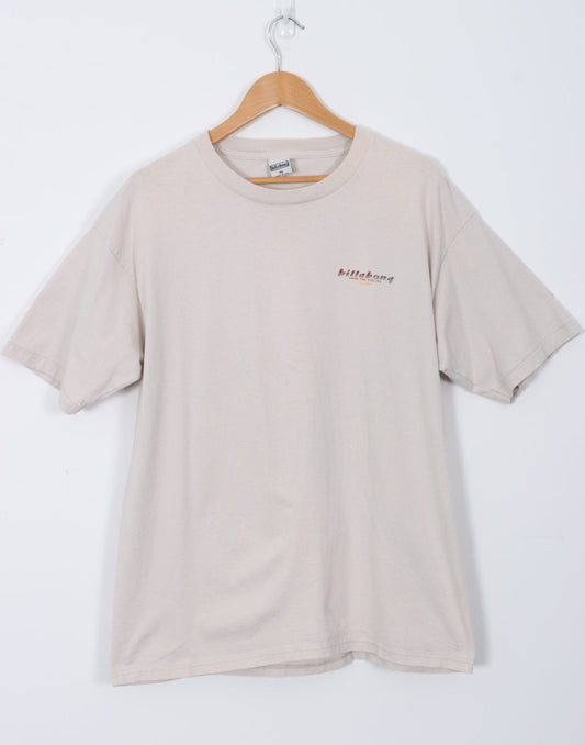 BILLABONG 'Know the Feeling' Hawaii Wave Front Back Surf Tee (XL)