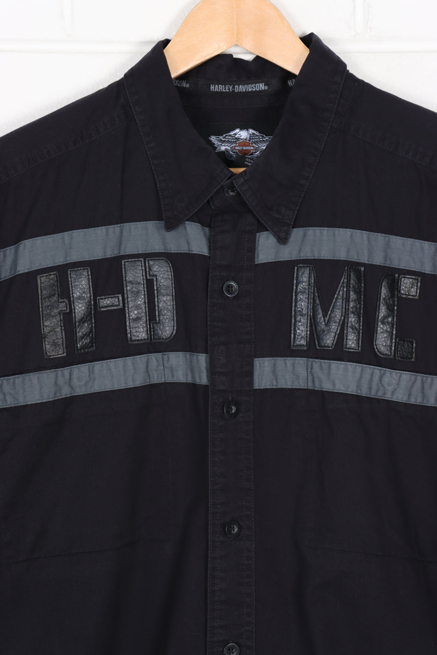 HARLEY DAVIDSON HD MC Spell Out Short Sleeve Shirt (XL-XXL)