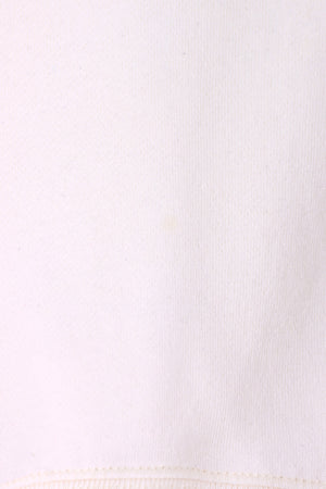 TOMMY HILFIGER Embroidered Box Logo Cream Boxy Sweatshirt (L)