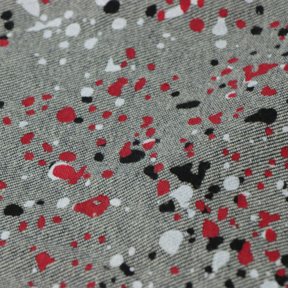 RED APE Paint Splatter Grunge Black & White Pinstripe Jeans (38)