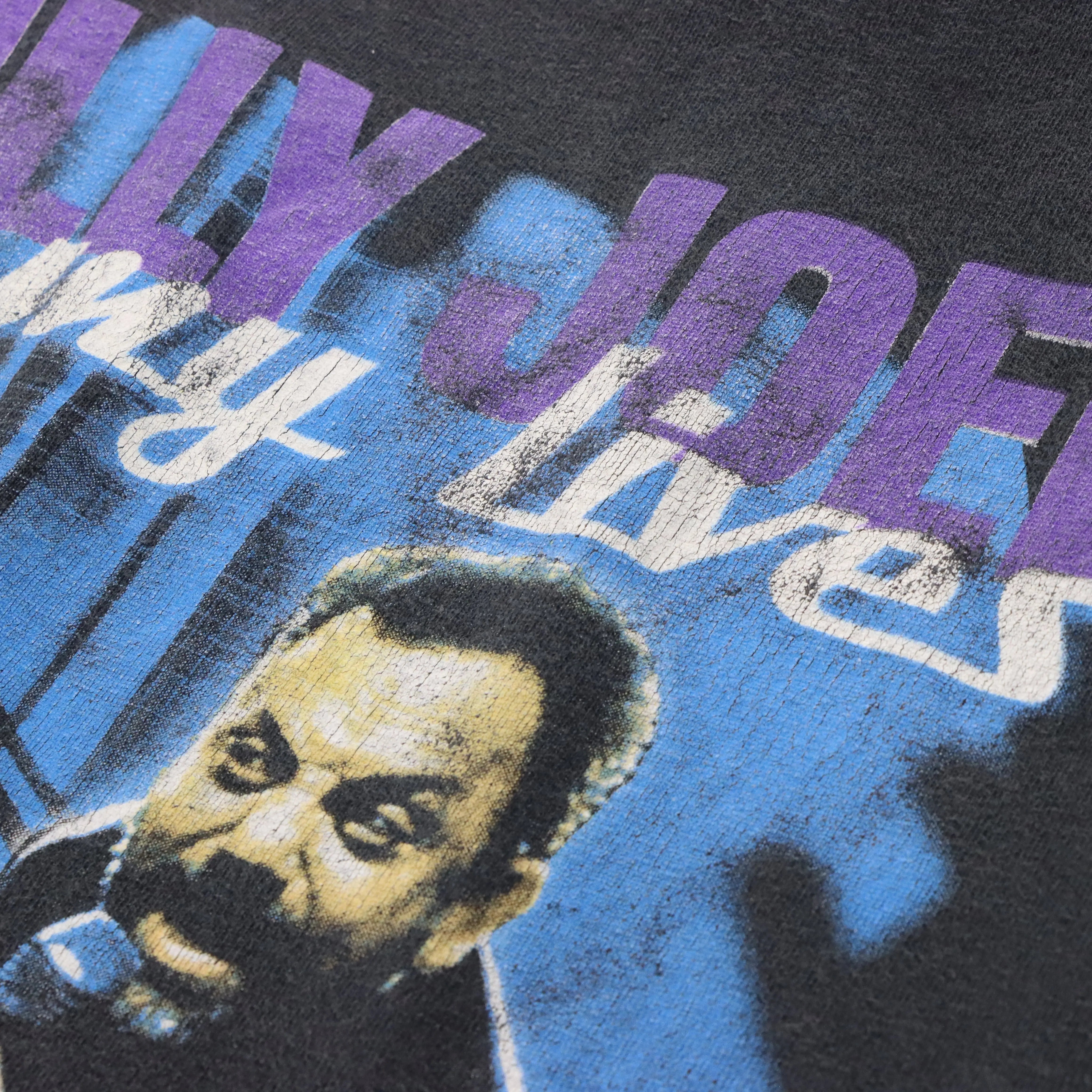 Billy Joel Tour 2006 Tシャツ Lサイズ Vintage Billy Joel 'My Lives' Tour 2006 Double Sided Faded Black