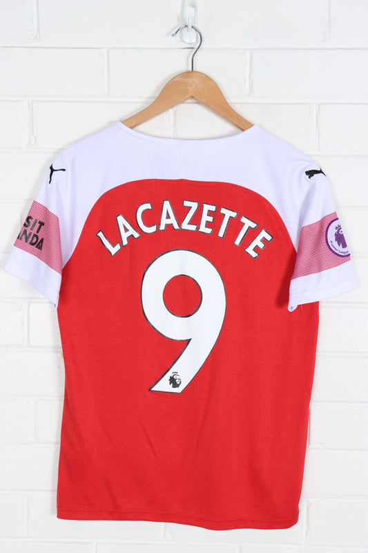 BOOTLEG Arsenal #9 Lacazette 2018/2019 Home Football Soccer Jersey (S)