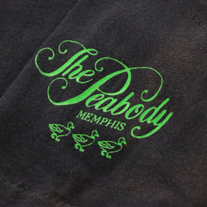 Vintage 'Frankenduck' Peabody 90s Single Stitch Faded Black T-Shirt USA Made (XL) Vintage Sole Melbourne