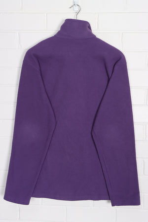 HARD ROCK CAFE Northfield Park 1/4 Zip Purple Fleece Sweatshirt (L)