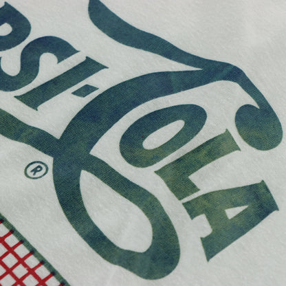 PEPSI-COLA Rhinelander Classic White & Red Ringer Tee (M-L)