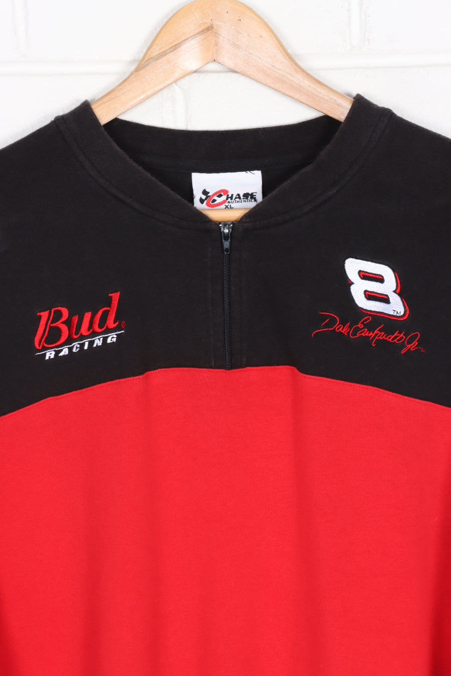 NASCAR Budweiser Dale Earnhardt JR #8 Henley T-Shirt (XL)