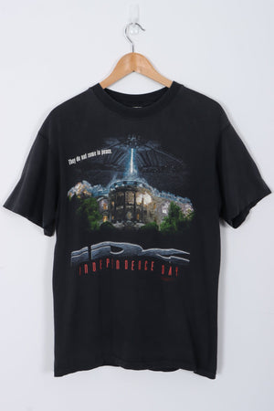 1996 Independence Day 'They Do Not Come In Peace' Single Stitch T-Shirt (L)