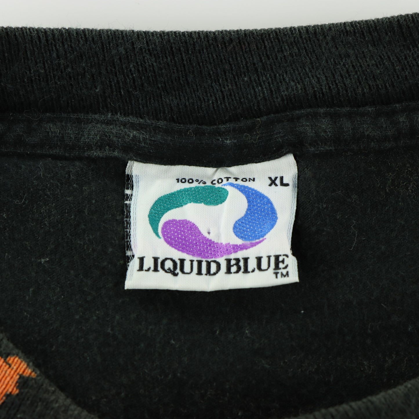 LIQUID BLUE 1995 John Connell Single Stitch USA Made Double Sided Tiger Tee (XL TALL)