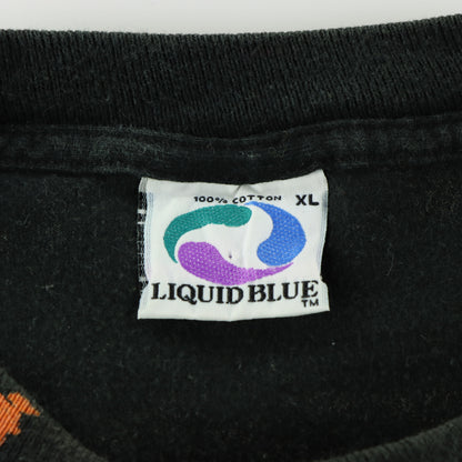 LIQUID BLUE 1995 John Connell Single Stitch USA Made Double Sided Tiger Tee (XL TALL)
