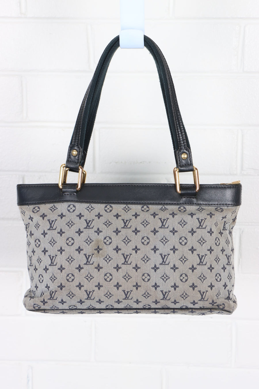 Vintage LOUIS VUITTON Lucille PM Blue Canvas Mini Shoulder Bag Franc Vintage Sole Melbourne