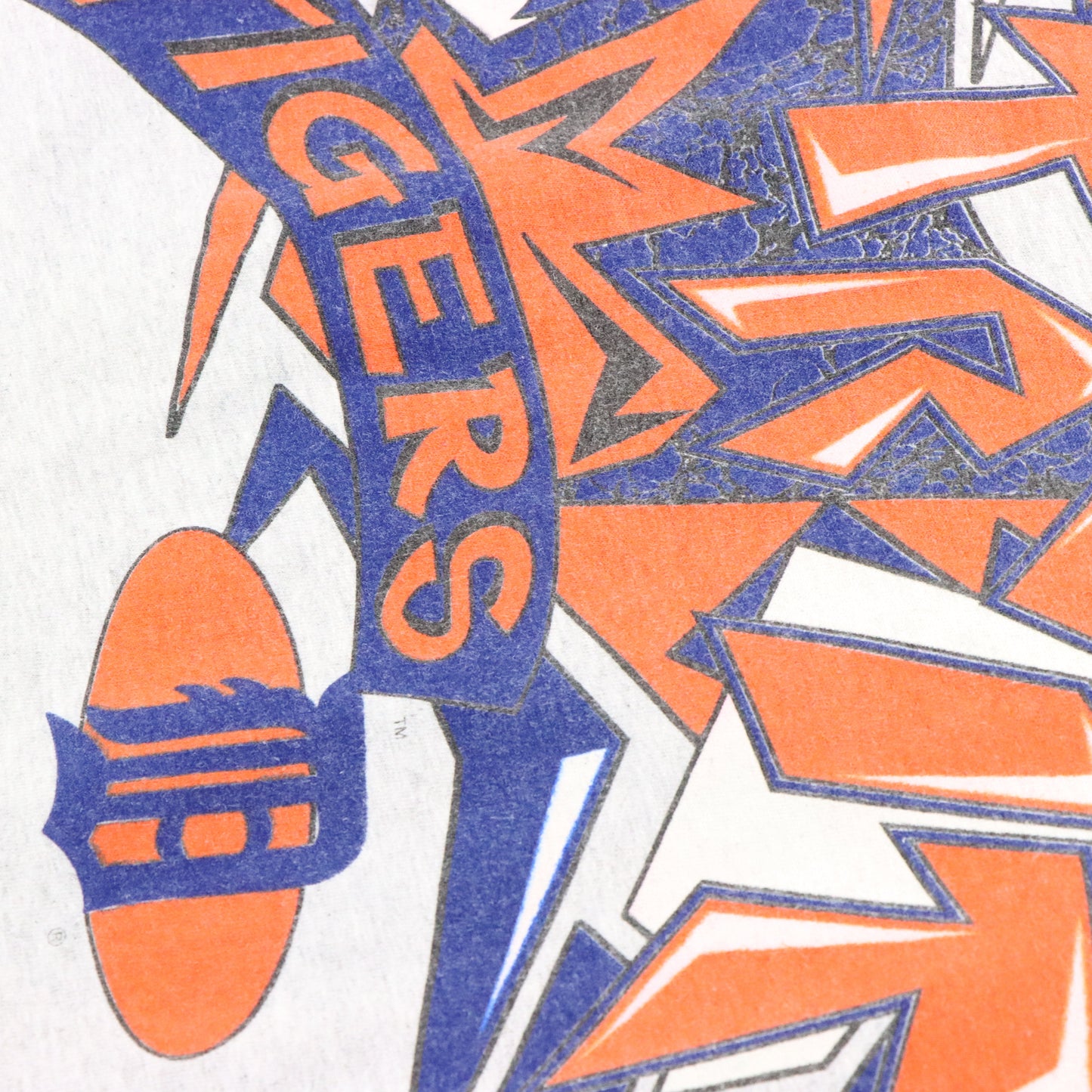 1994 Vintage Detroit TIGERS MLB Grey Single Stitch Baseball Front Back T-Shirt (XL) Vintage Sole Melbourne