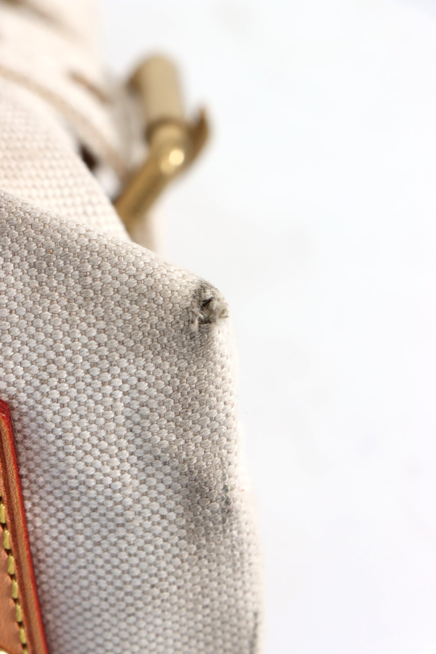 LOUIS VUITTON 'Globe Shopper' PM Red Toile Tote Bag France Made