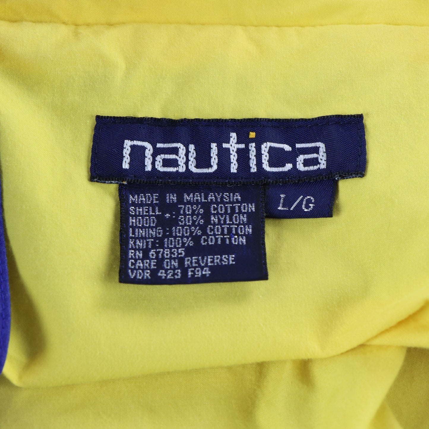 NAUTICA J-Class Embroidered 'Nautica Challenge' Colour Block Jacket (Women's M-L)