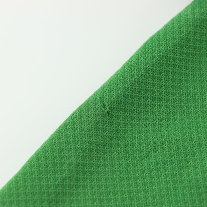 REEBOK Liverpool 1996/1997 UK Made Felt Patch Green Long Sleeve Soccer Jersey (M)